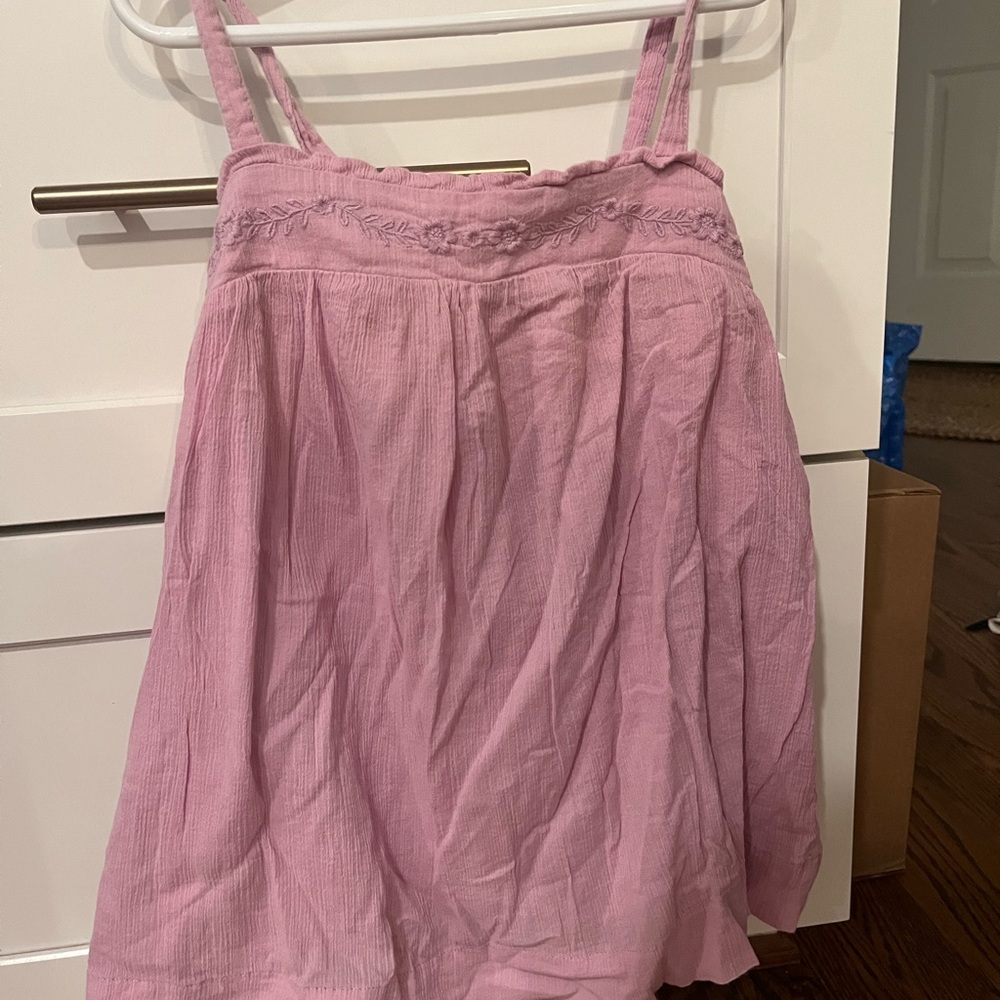 Boden Pink Kids Tank Top
